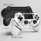 AceGamer 2 Pack for PS4 Controller. Wireless Controller for PS4/Pro/Slim/PC. with Non-Slip Grip of Both Sides and USB-C Cable! (Black and White)