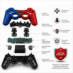 Hopevry 2 Pack Wireless Controller for PS3. Spider Man Theme Gamepad with Double Shock. Bluetooth Rechargeable. Comes with 2 USB Cables