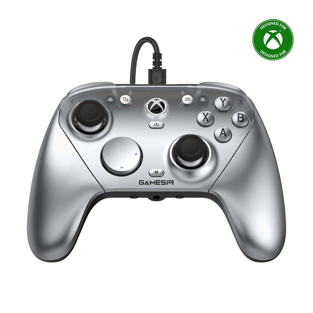 GameSir G7 Pro Tri-Mode XBOX  Wired. PC & Mobile Wireless Controller-Metallic Silver