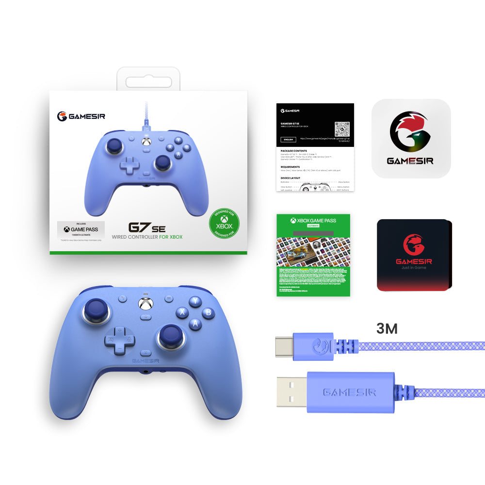 GameSir G7 SE XBOX Wired Controller – Dynamic Blue