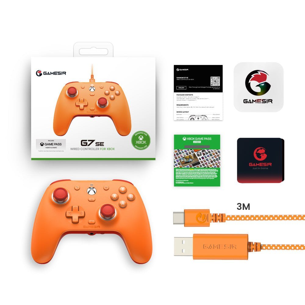 GameSir G7 SE XBOX Wired Controller – Vibrant Orange