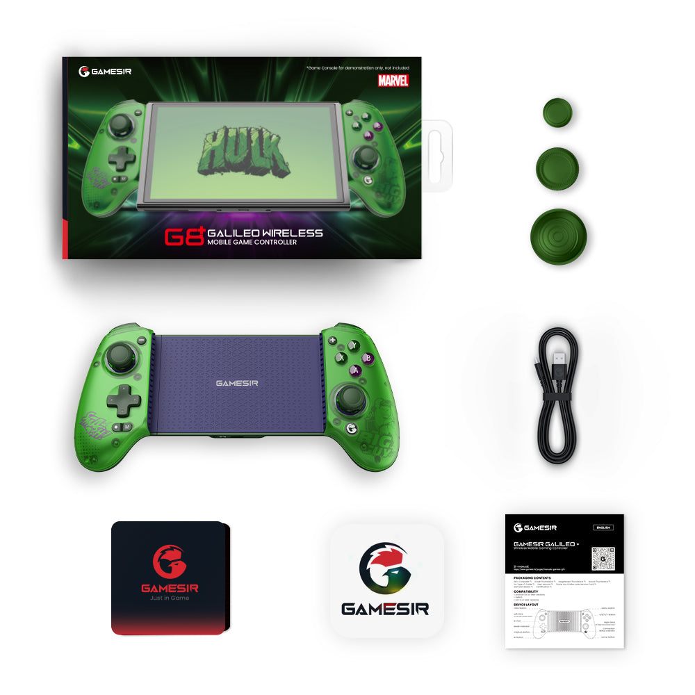 GameSir G8 Plus Hulk Edition Bluetooth Mobile Gaming Controller