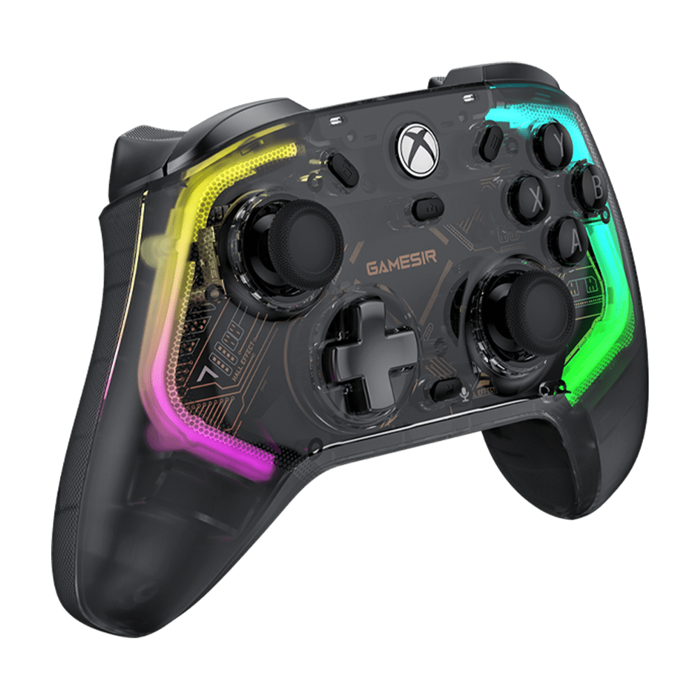 GameSir Kaleid Wired Transparent RGB Gaming Controller for Xbox