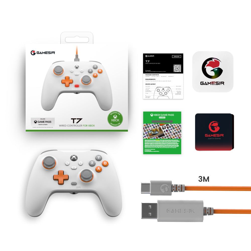 GameSir T7 XBOX Wired Controller – White